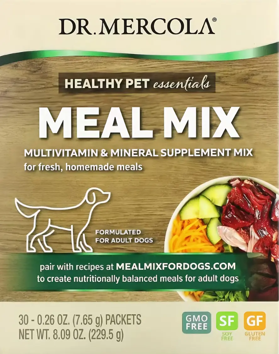 Dr. Mercola, Meal Mix, Multivitamin & Mineral Supplement Mix, For Adult Dogs