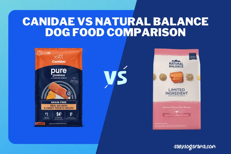 Canidae vs Natural Balance Dog Food Comparison